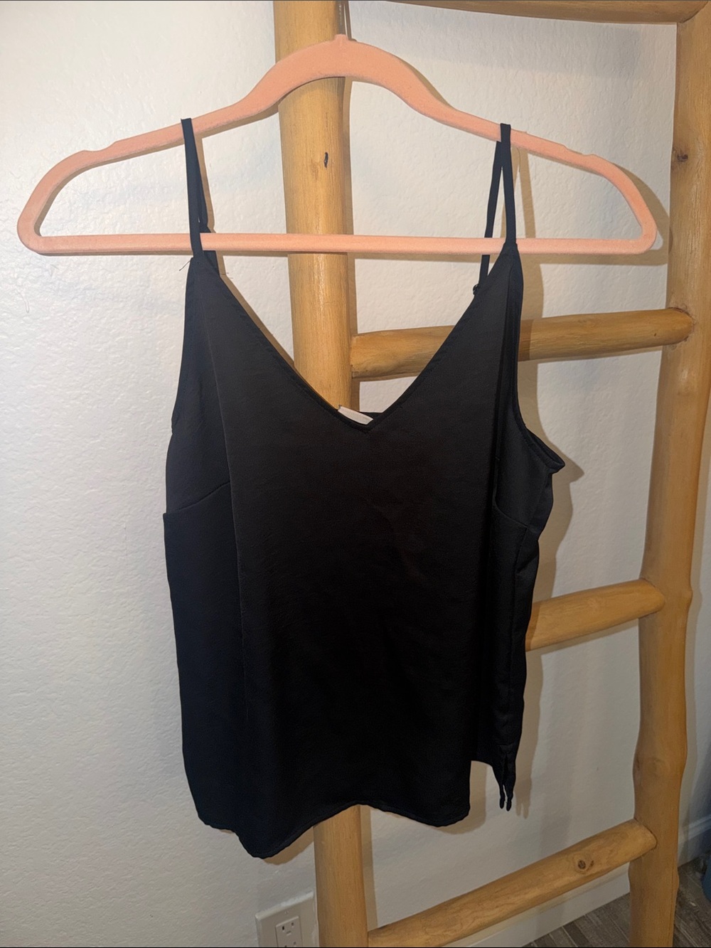a new day Black V-Neck Spaghetti Strap Cami